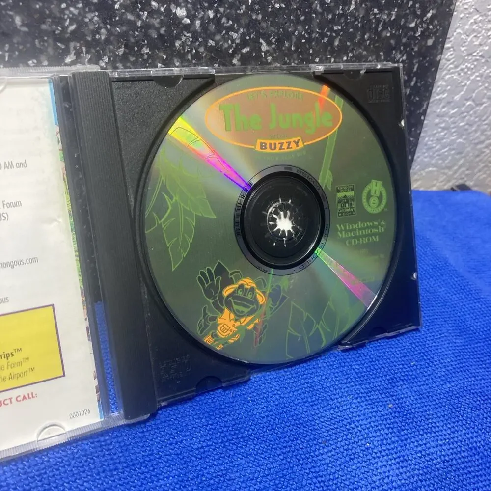 Buzzy The Jungle PC CD Rom
